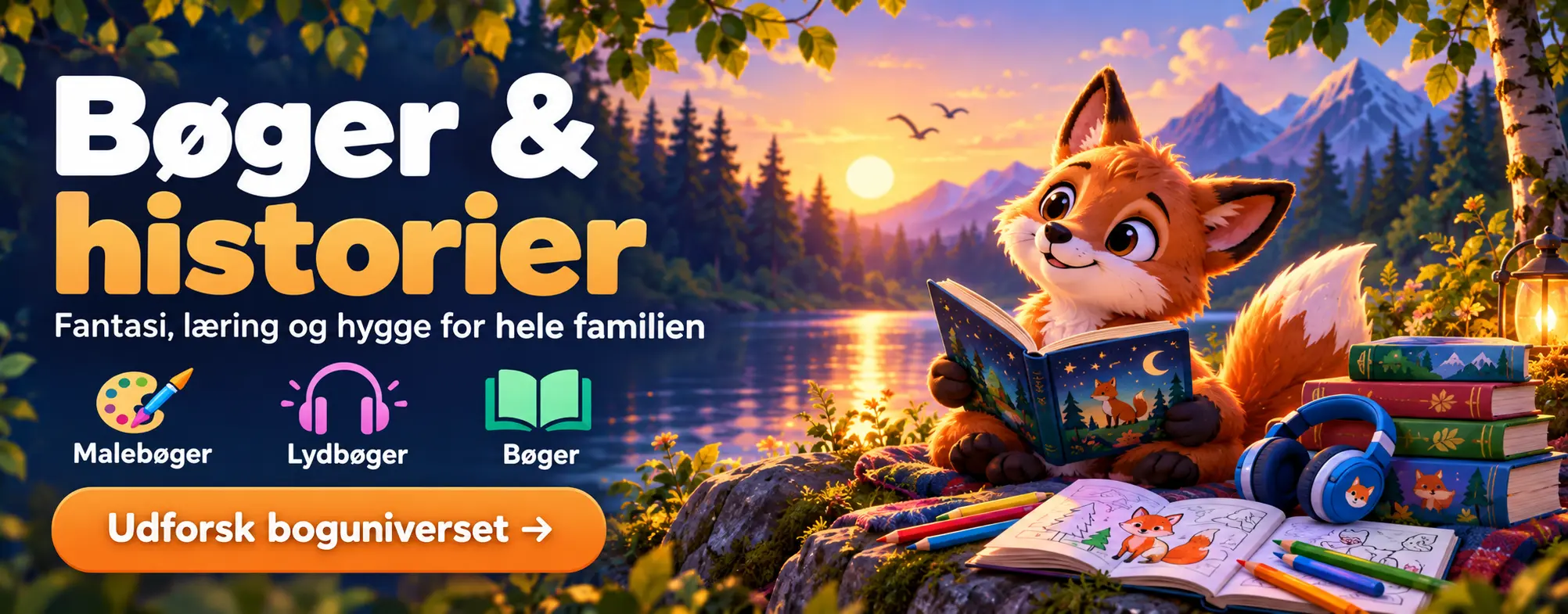 Bøger og historier – udforsk Nordic Playtimes bogunivers